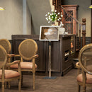 Espositore per Poster A3 Altezza e Inclinazione Regolabili Acciaio e Alluminio Argento   