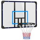 Canestro Basket da Esterno Tabellone Infrangibile da Muro 113x61x73 cm   