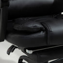 Sedia Poltrona Massaggiante da Ufficio 67x79x111-121 cm con 7 Punti Vibranti Nero-8