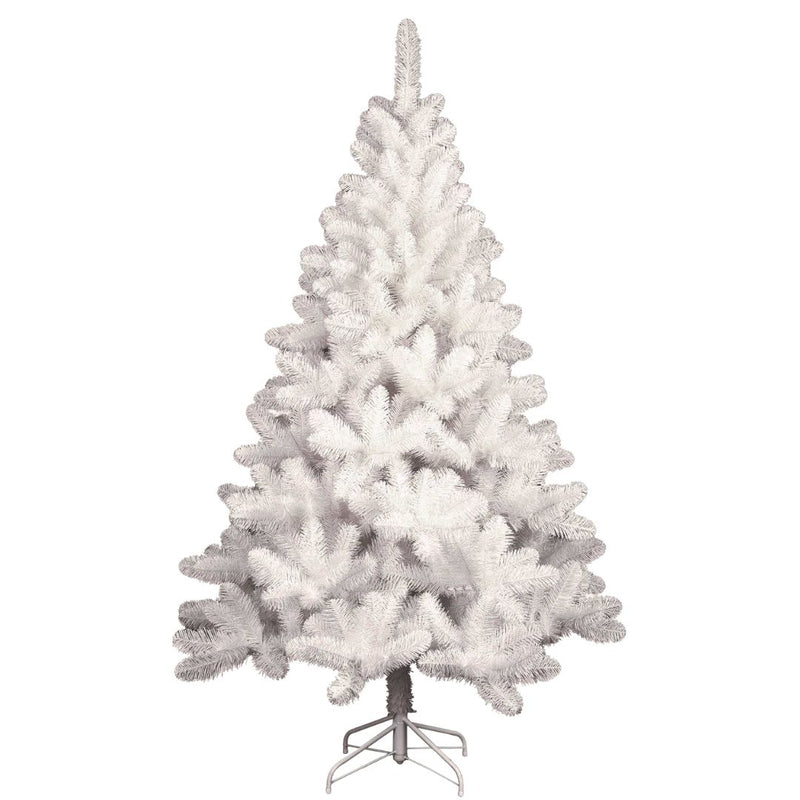 Albero di Natale Bianco 210 cm con 600 Rami e Montaggio a Gancio -1