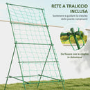 Supporto per Piante Rampicanti 101x133x227 cm a Livelli Regolabili con Rete in Acciaio PE e PP Verde  