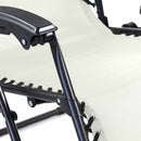 Sedia Poltrona Giardino Zero Gravity Pieghevole 112,5x87x62,5 cm Lucy Panna 