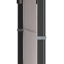 Gazebo da Giardino 3x3m con Tenda Parasole Laterale Cachi