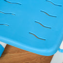 Banco Scuola per Bambini Regolabile con Luce LED Leggio e Portapenne Azzurro   