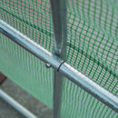 Serra da Giardino 8x3x2m Tubi in Acciaio  Verde