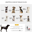 Passeggino per Cani Pieghevole 82x49,5x98 cm con Tettuccio Rosso