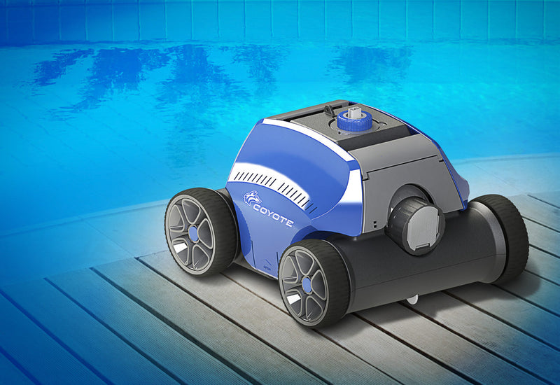 Robot Pulitore Automatico per Pulizia Fondo Piscina Autonomo Wireless Coyote-2