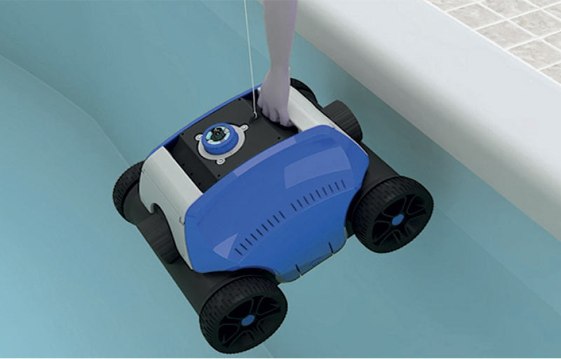 Robot Pulitore Automatico per Pulizia Fondo Piscina Autonomo Wireless Coyote-4