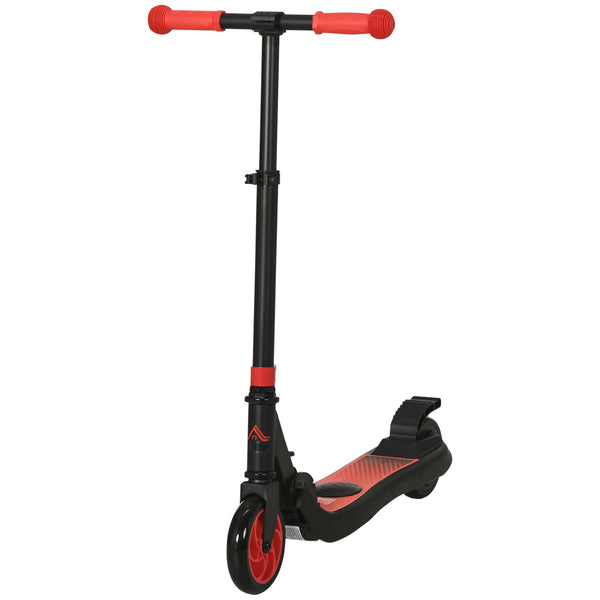 Monopattino Elettrico Pieghevole per Bambini Altezza Regolabile 75-80 cm Nero e Rosso online