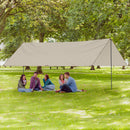 Telo Ombreggiante Protettivo 300x500x240 cm in Tessuto Oxford  Cachi