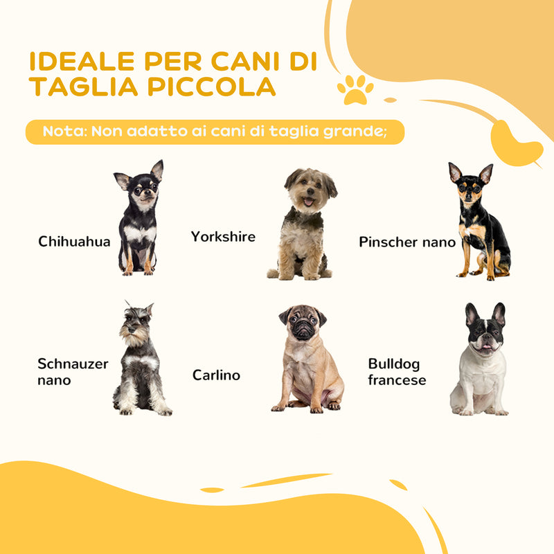 Cancelletto per Cani Pieghevole a 3 Sezioni 154,5x29,5x61 cm in Legno Caffè  
