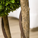 Pianta Artificiale Bosso H90 cm con Vaso Verde