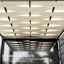 Pergola Gazebo da Giardino 295x295x210 cm Copertura Ondulata e Pannelli Laterali in Metallo Nero 