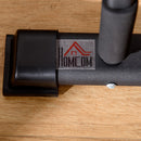 Set 2 Barre per Dip Parallele 36x25x20 cm Impugnatura Antiscivolo in Acciaio Nero 