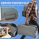 Brandina Lettino per Cani Piccoli Pieghevole 71x58x20 cm per Interno ed Esterno in Metallo e Tessuto Oxford Grigio