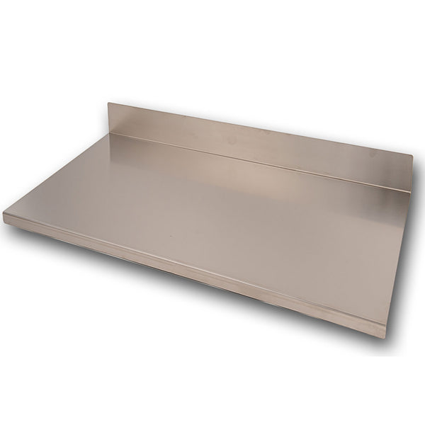 online Tagliere Spianatoia per Alimenti Professionale con Alzatina 80x50 AISI 304