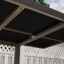 Tavolo da Giardino 160-240x90x74 cm per 6-8 Persone Piano Effetto Legno   