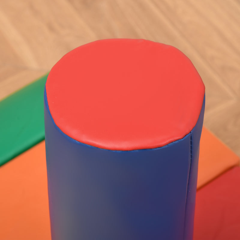 Set 7 Blocchi Costruzioni Morbide per Bambini Multicolore  