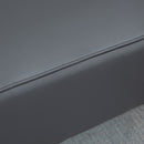 Divano 2 Posti 164x71x75 cm in PVC Grigio