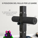 Sedia Romana Regolabile su 6 Posizioni 110x70x95 cm Nero  