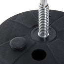 Punching Ball da Terra Altezza Regolabile Base Riempibile Ø43x126-144 cm Guantoni Inclusi Rosso 