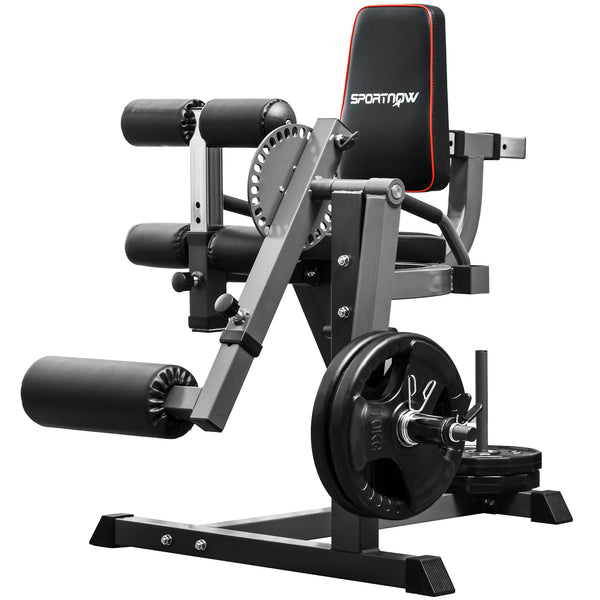 Seated Calf Machine 32 posizioni da Seduti 100x90x105 cm Grigio e Nero online