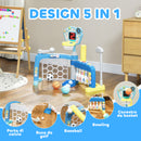 Gioco per Bambini  5 in 1 Calcio Basket Golf Baseball e Bowling    