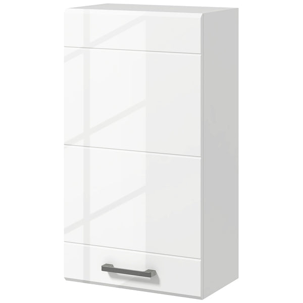 prezzo Pensile da Bagno 1 Anta 37x22,5x70 cm in MDF Bianco