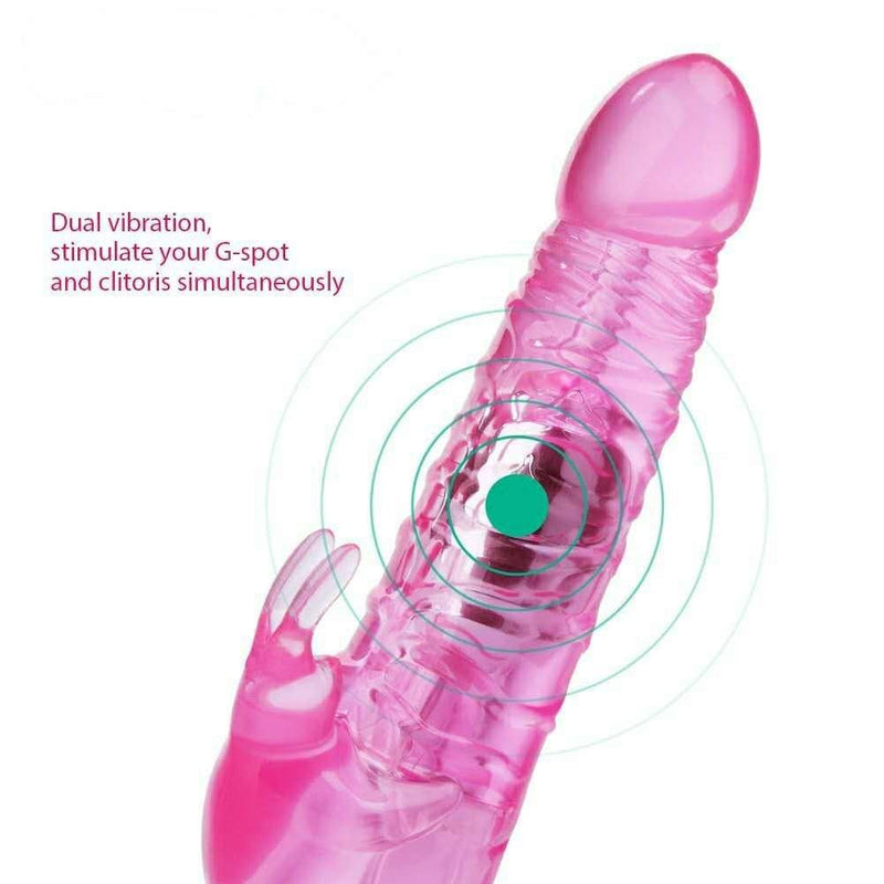 Vibratore Clitorideo e Vaginale a Batteria Forlove Rosa