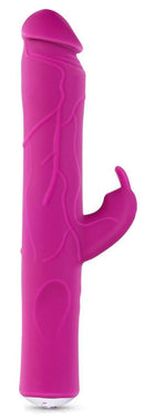 Vibratore Vaginale e Clitorideo in Silicone Forlove Anita Rosa