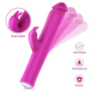 Vibratore Vaginale e Clitorideo in Silicone Forlove Anita Rosa