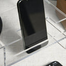 Supporto Monitor PC 24” Max 2 Ripiani 50,8x19x12 cm in Acrilico Trasparente