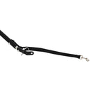 Carrello Bici con Pareti Pieghevoli e Rimovibili Gancio e 4 Catarifrangenti 139x71,5x49 cm in Acciaio e PE Nero