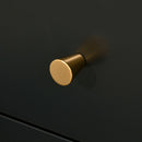 Armadietto 2 Ante con Ripiano Regolabile e Spazi Aperti  80x40x94,3 cm in MDF e Legno Nero