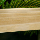 Fioriera da Esterno con Grigliato 95x95x110 cm in Legno di Abete Naturale