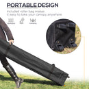 Gazebo da Giardino  ad Altezza Regolabile su 3 Livelli 3x3m in Poliestere e Acciaio Bianco