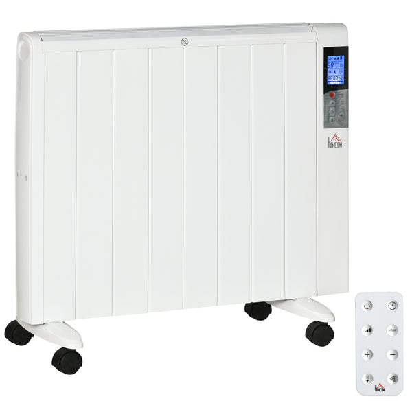 online Elektroheizer 2000W 75x31x66,5 cm mit Timer und Heizstufen Weiß