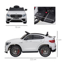 Macchina Elettrica per Bambini 12V con Licenza Mercedes GLA 45 AMG Bianca