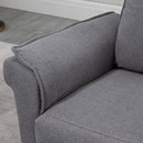 Poltrona Alzapersona Elettrica Massaggiante 86x95x106 cm in Tessuto Grigio