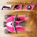 Quad Elettrico per Bambini licenza ufficiale HONDA con Luci LED Clacson e Pedale Rosa  