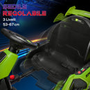 Go Kart Elettrico per Bambini 24V 12km/h con Seggiolino Regolabile Verde  