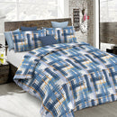 Copripiumino Singolo con Stampa sul Sacco e Federe Doubleface Tratti