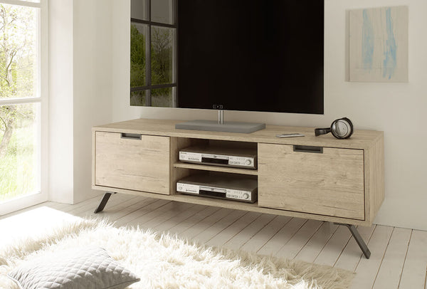 TV-Schrank 2 Türen 2 Nischen 47x156x50cm TFT Palmeiche Sherwood online