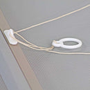 Lettino Prendisole da Giardino 181x60xH39 cm in alluminio ecru Bagnino