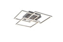 Plafoniera da Interno a LED in Metallo Nickel Opaco