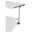 Lettino Prendisole da Giardino Pieghevole 190x57xH77 cm in alluminio Litto bianco