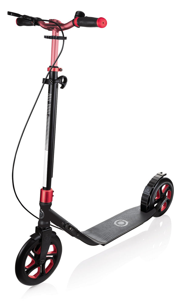 Scooter 2 Aluminiumräder Globber One Nl 230 Ultimate Schwarz und Rot sconto