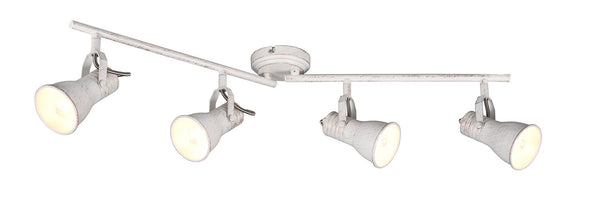 online Plafoniera da Interno Attacco E14 in Metallo Bianco antico