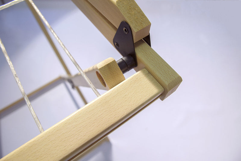 Stendibiancheria Pieghevole in Legno di Faggio 60x178x105 cm