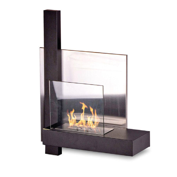 Bioethanol-Wandkamin 65x23x75 cm Vienna Black sconto